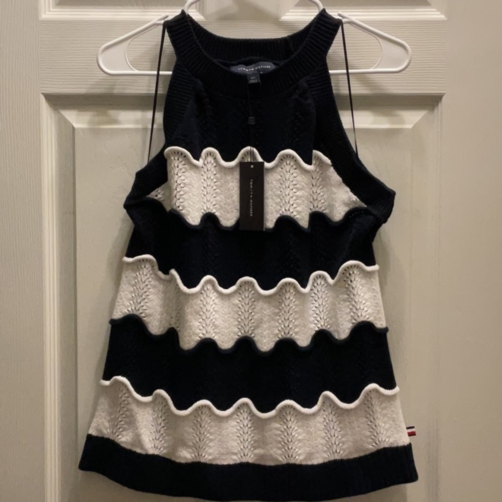 New with tags, Tommy Hilfiger tank, size large, so cute for summer.